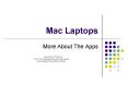 Mac Laptops PowerPoint PPT Presentation