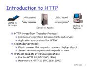 Introduction to HTTP