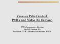 Viewers Take Control: PowerPoint PPT Presentation