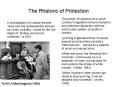 The Rhetoric of Protection PowerPoint PPT Presentation
