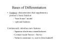Bases of Differentiation PowerPoint PPT Presentation