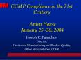 CGMP Compliance in the 21st Century PowerPoint PPT Presentation