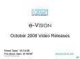 October 2008 Video Releases PowerPoint PPT Presentation