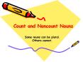 Count and Noncount Nouns PowerPoint PPT Presentation