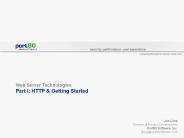Web Server Technologies