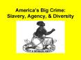 Americas Big Crime: Slavery, Agency, PowerPoint PPT Presentation