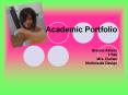 Academic Portfolio PowerPoint PPT Presentation