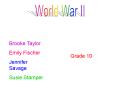 World War II PowerPoint PPT Presentation