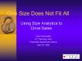 One Size Does Not Fit All PowerPoint PPT Presentation