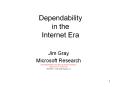 Dependability in the Internet Era PowerPoint PPT Presentation