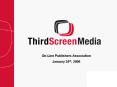 Third Screen Media PowerPoint PPT Presentation