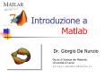 Introduzione a Matlab PowerPoint PPT Presentation