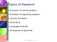 Topics of Research PowerPoint PPT Presentation