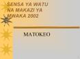 SENSA YA WATU NA MAKAZI YA MWAKA 2002 PowerPoint PPT Presentation