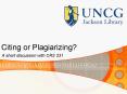 Citing or Plagiarizing PowerPoint PPT Presentation