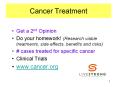 Cancer Treatment PowerPoint PPT Presentation