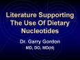 Literature Supporting The Use Of Dietary Nucleotides PowerPoint PPT Presentation