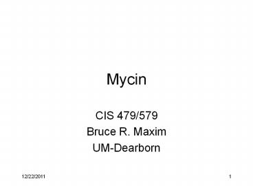 Mycin