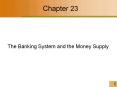 The Banking System and the Money Supply PowerPoint PPT Presentation