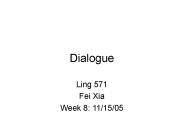Dialogue