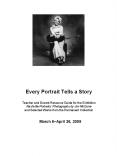 Every Portrait Tells a Story Teacher and Docent Resource Guide for the Exhibition Nashville Portrait