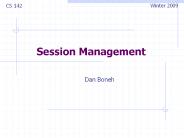 Session Management