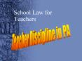 School Law for Teachers PowerPoint PPT Presentation