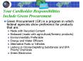 Your Cardholder Responsibilities Include Green Procurement PowerPoint PPT Presentation