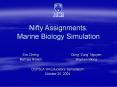 Nifty Assignments: Marine Biology Simulation PowerPoint PPT Presentation