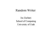 Random Writer