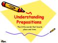 Understanding Prepositions PowerPoint PPT Presentation