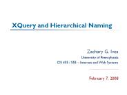 XQuery and Hierarchical Naming