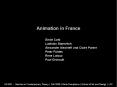Animation in France PowerPoint PPT Presentation