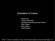 Animation in France