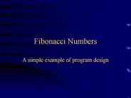 Fibonacci Numbers