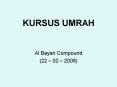 KURSUS UMRAH PowerPoint PPT Presentation