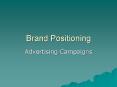 Brand Positioning PowerPoint PPT Presentation