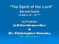 The Spirit of the Lord PowerPoint PPT Presentation