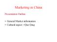 Marketing in China PowerPoint PPT Presentation