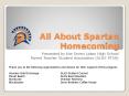 All About Spartan Homecoming PowerPoint PPT Presentation