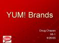 YUM Brands PowerPoint PPT Presentation