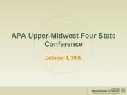 APA UpperMidwest Four State Conference