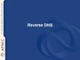 Reverse DNS PowerPoint PPT Presentation