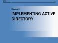 IMPLEMENTING ACTIVE DIRECTORY PowerPoint PPT Presentation