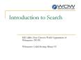Introduction to Search PowerPoint PPT Presentation