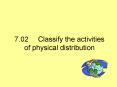 7.02Classify the activities of physical distribution PowerPoint PPT Presentation