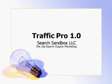 Traffic Pro 1.0