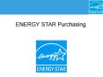 ENERGY STAR Purchasing and Procurement PowerPoint PPT Presentation