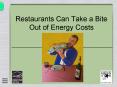 Restaurants Can Take a Bite Out of Energy Costs PowerPoint PPT Presentation