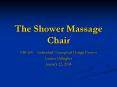 The Shower Massage Chair PowerPoint PPT Presentation